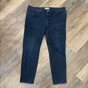 LOFT Midnight Blue Cropped Jeans